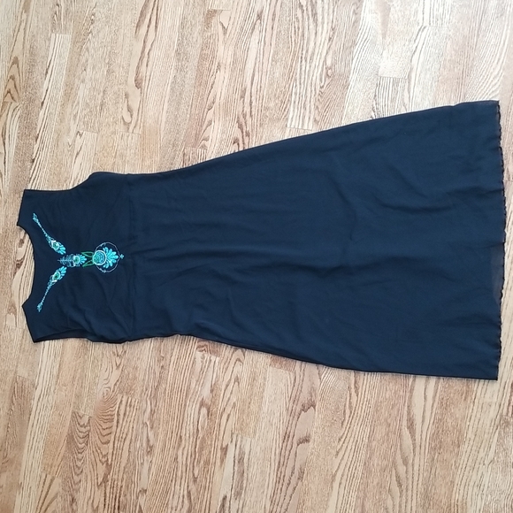 (S) Lynn Cantin Women's Beaded Sequin Design Midi Dress Evening Special Occasion - Picture 6 of 6